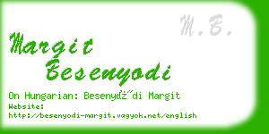 margit besenyodi business card